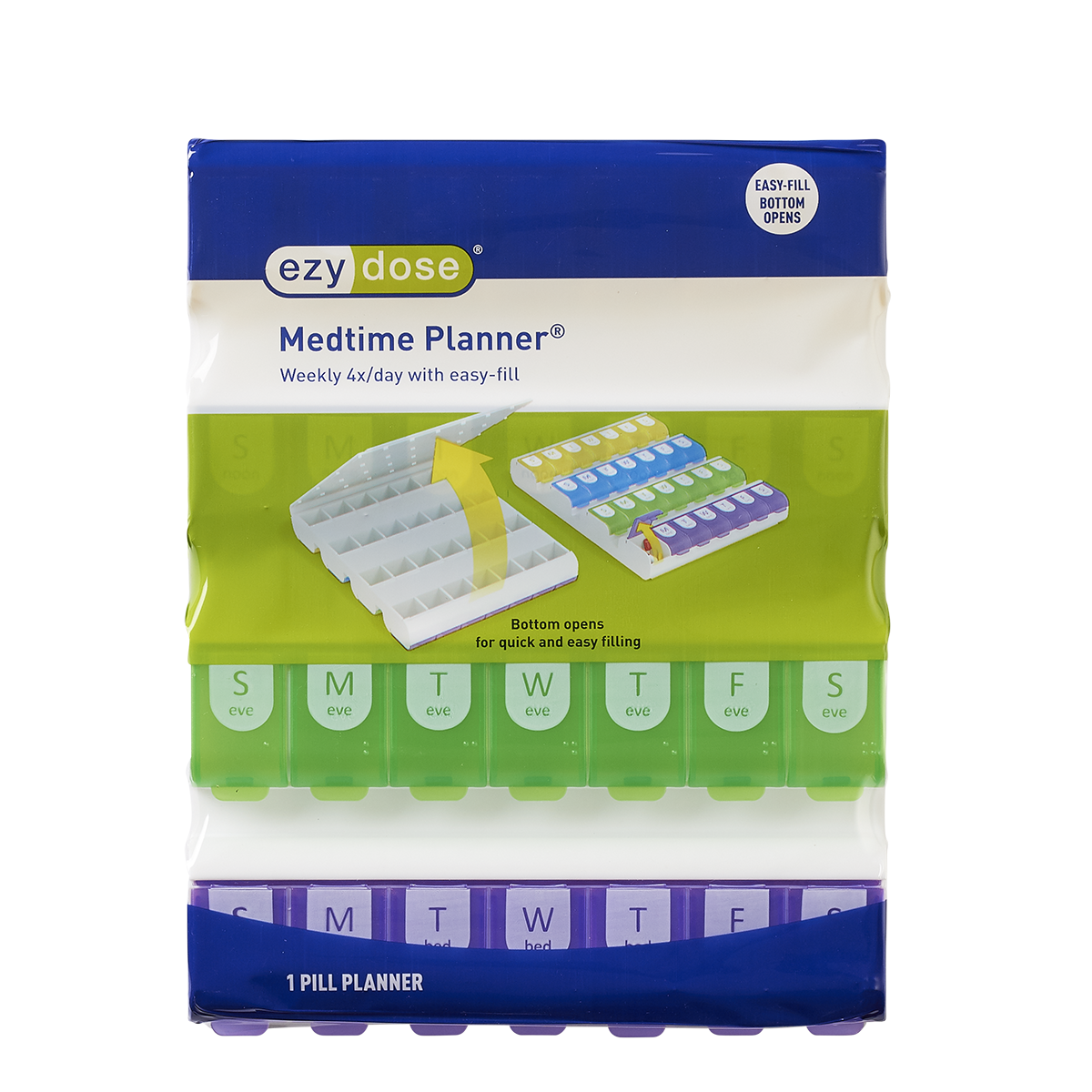 Ezy-Fill Weekly Medtime Planner (XL)